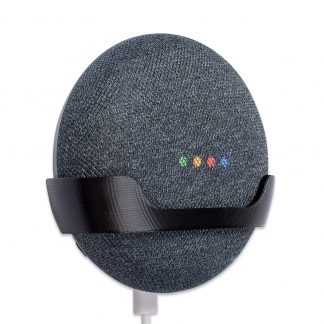 Wall mount for Google Home Mini profile with device - Full, Black