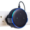 Power plug mount for Amazon Echo Dot 3rd gen profile – Silver Grey