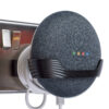 Power plug mount for Google Home Mini profile with device - Full, Black