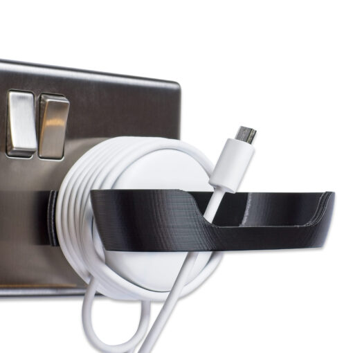 Power plug mount for Google Home Mini side - Full, Black