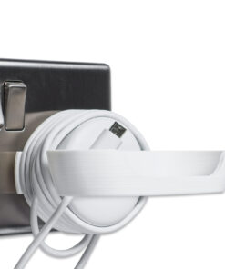 Power plug mount for Google Home Mini side - Full, White